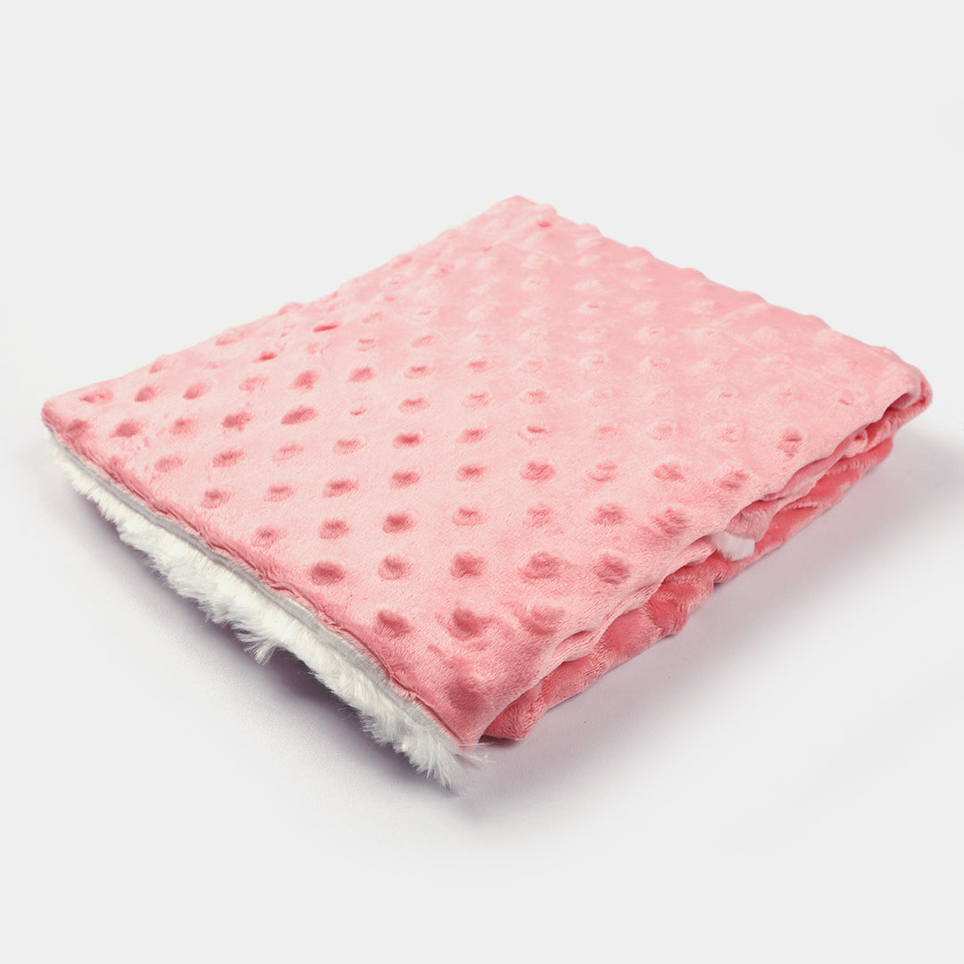 Wrapping Blanket Minky Dot + Fur