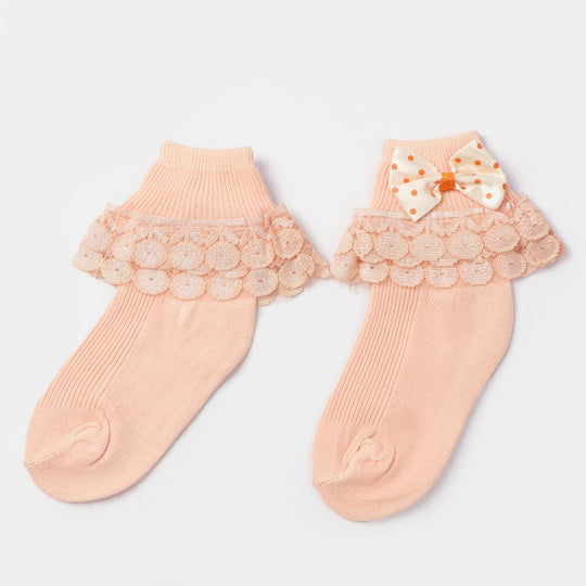 Girls Lace Frill Socks