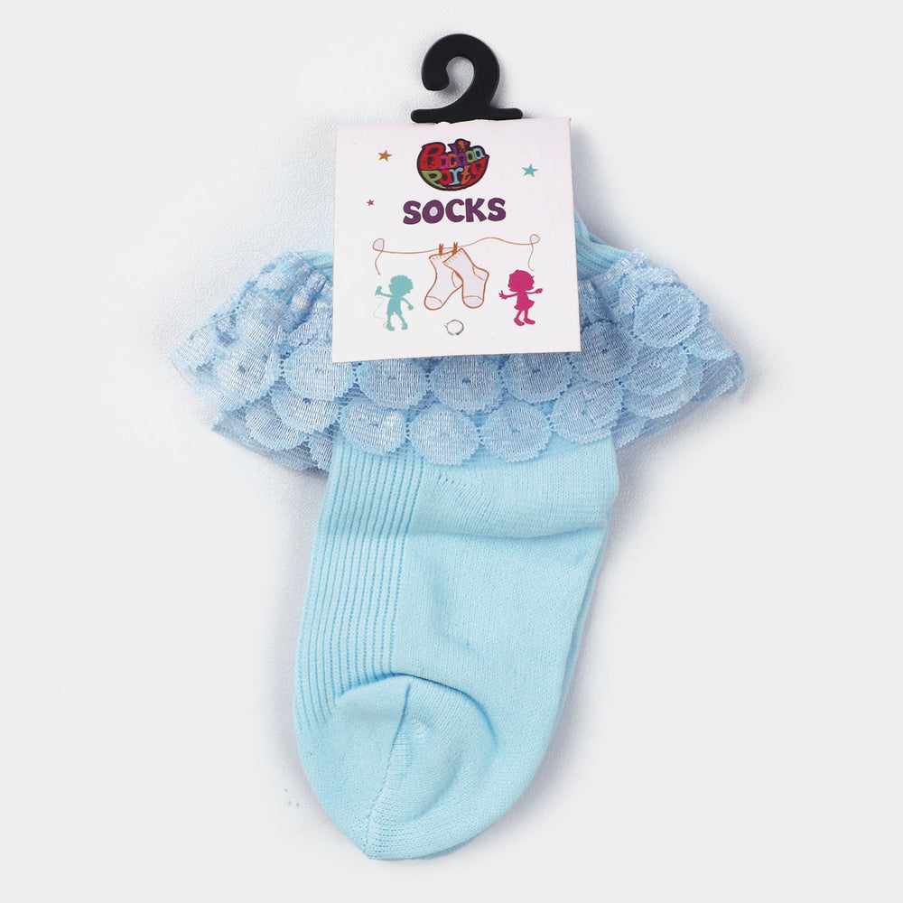 Girls Lace Frill Socks