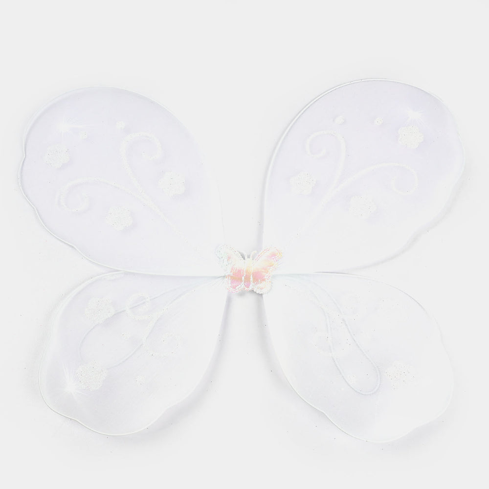 FAIRY BUTTERFLY WINGS WITH MATCHING HAIR BAND AND MAGIC WAND