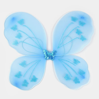 FAIRY BUTTERFLY WINGS WITH MATCHING HAIR BAND AND MAGIC WAND