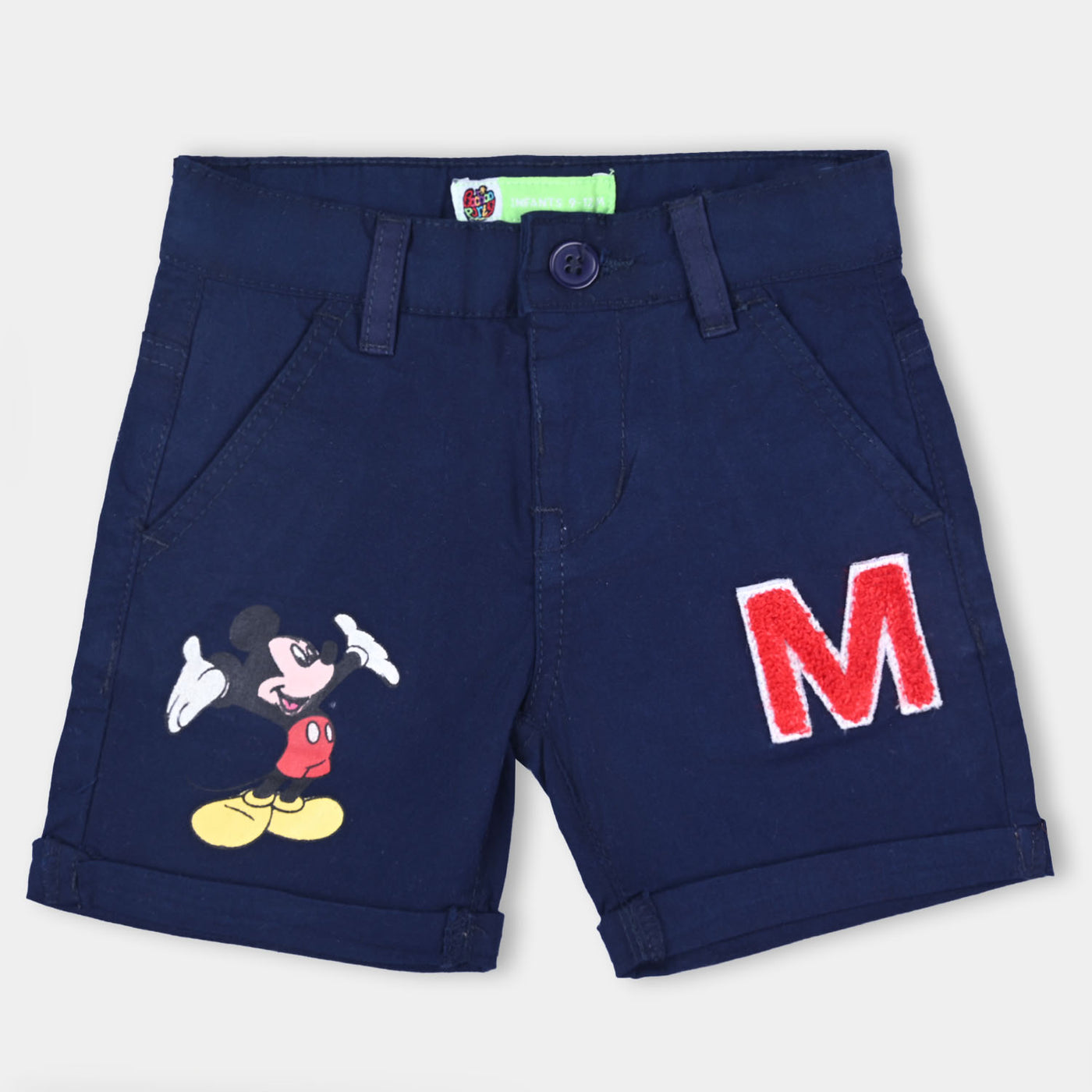 Infant Boys Cotton Short Mickey - NAVY