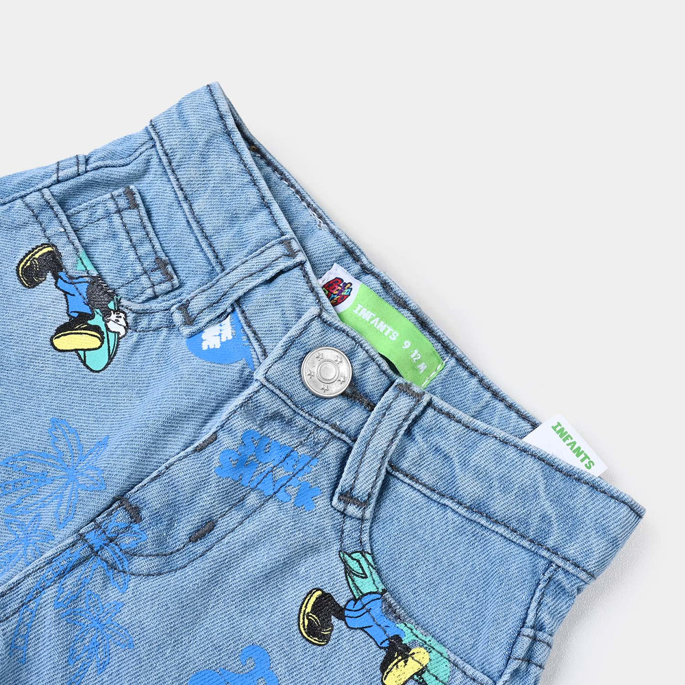 Infant Boys Denim rigid Short-LIGHT BLUE