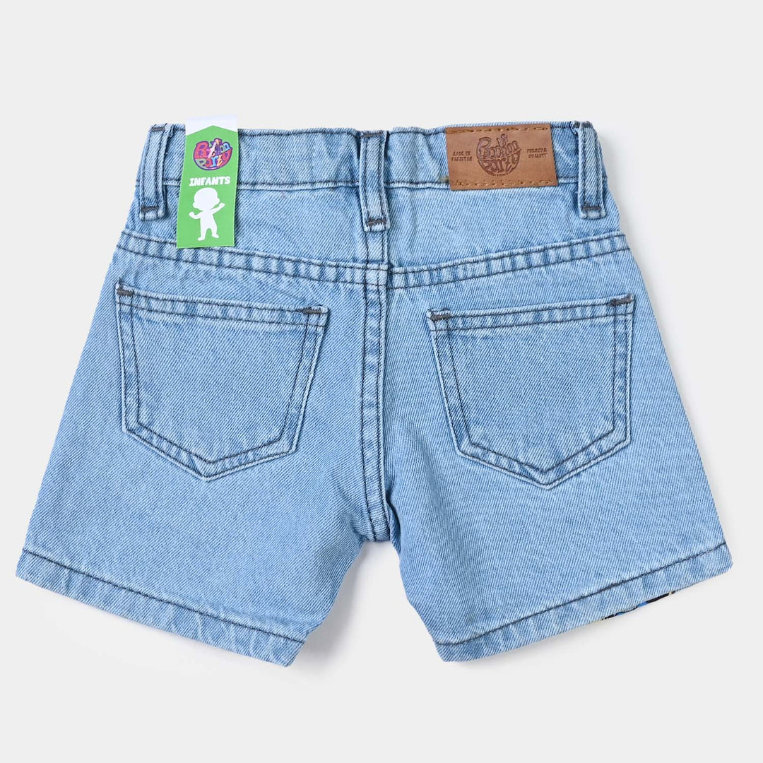 Infant Boys Denim rigid Short-LIGHT BLUE