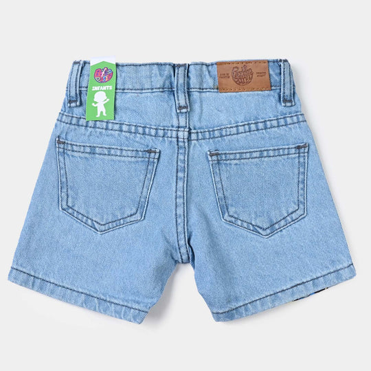 Infant Boys Denim rigid Short-LIGHT BLUE