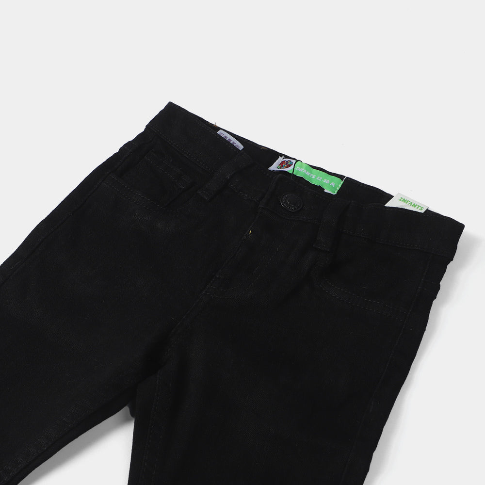 Infant Boys Denim Stretch Pant Basic - Black