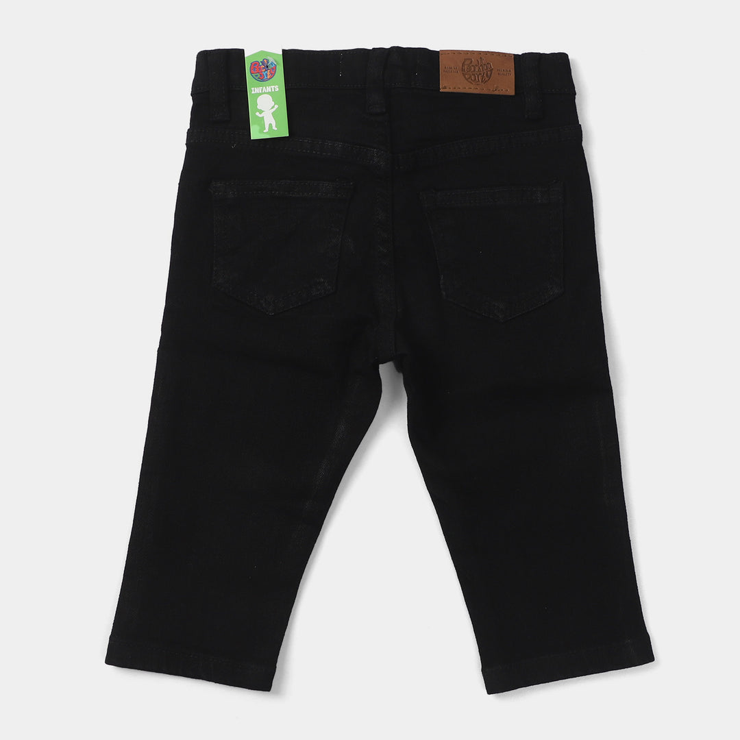 Infant Boys Denim Stretch Pant Basic - Black