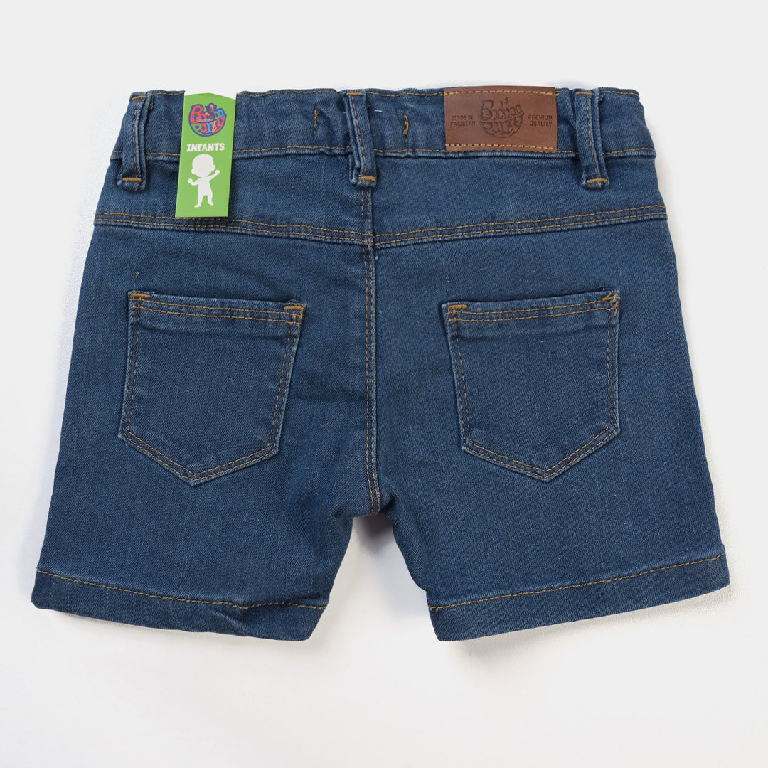 Infant Boys Denim Stretch Short  Mid | Blue