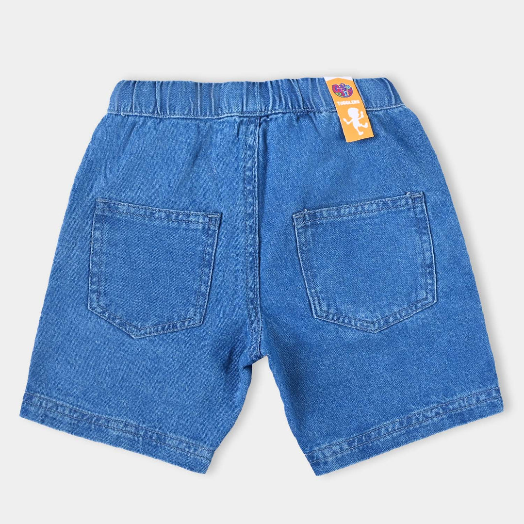 Boys Denim rigid Short Extra Fun-LIGHT BLUE