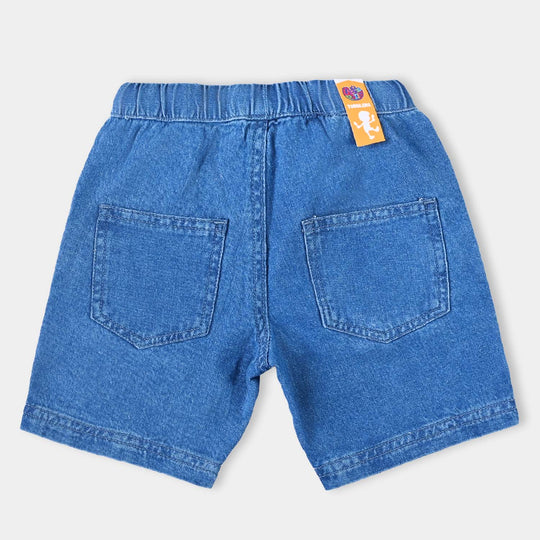 Boys Denim rigid Short Extra Fun-LIGHT BLUE