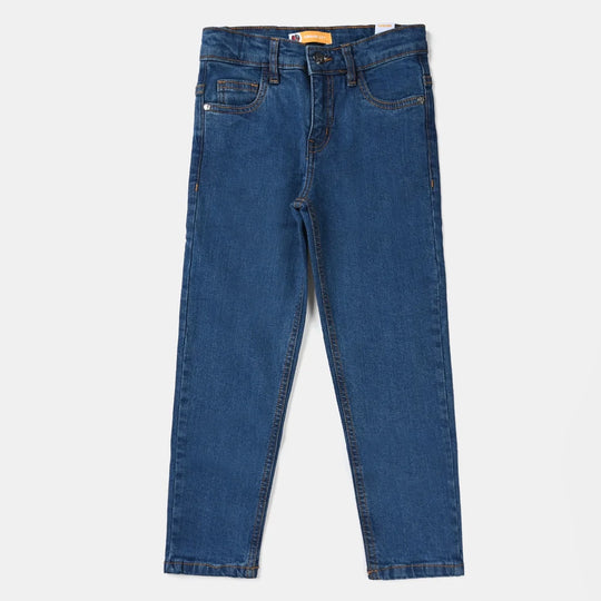 Boys Denim Stretch Pant Basic | Mid BLUE