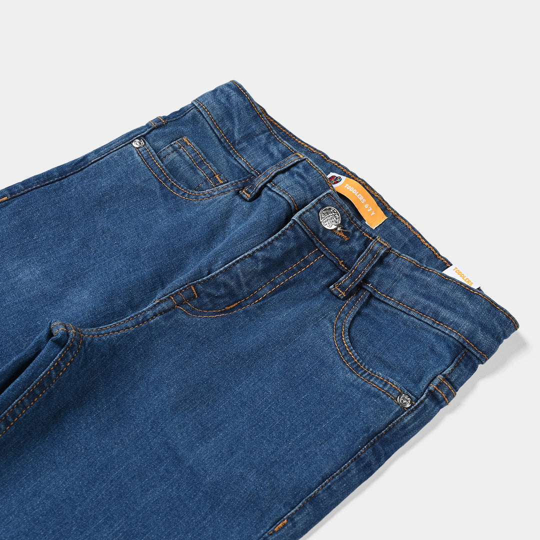 Boys Denim Stretch Pant Basic | Mid BLUE