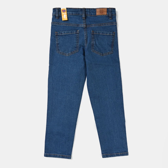 Boys Denim Stretch Pant Basic | Mid BLUE