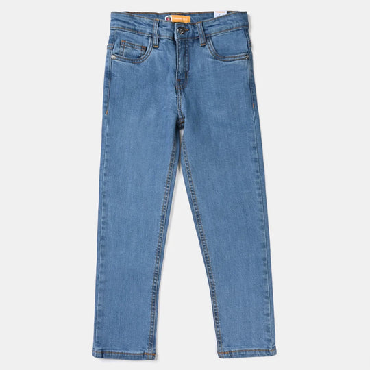 Boys Denim Stretch Pant Basic | Light Blue