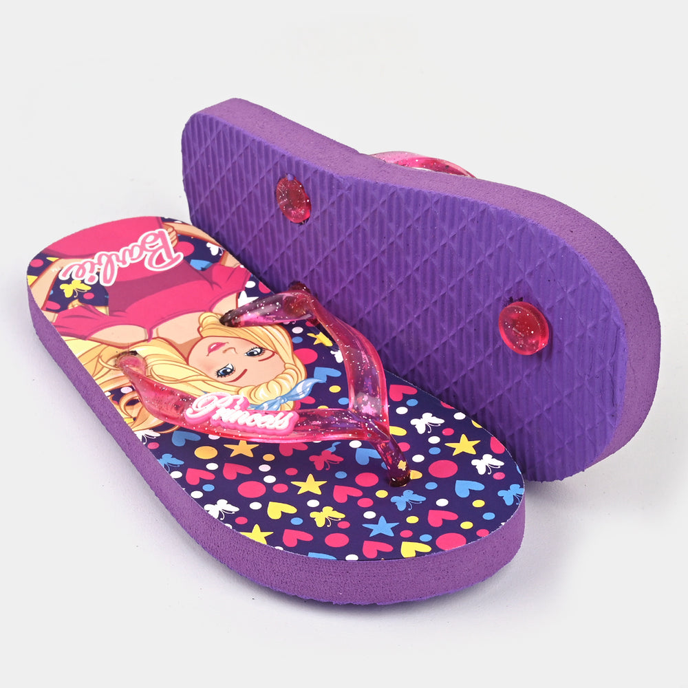 Girls Rubber Slipper AHC-056-Purple