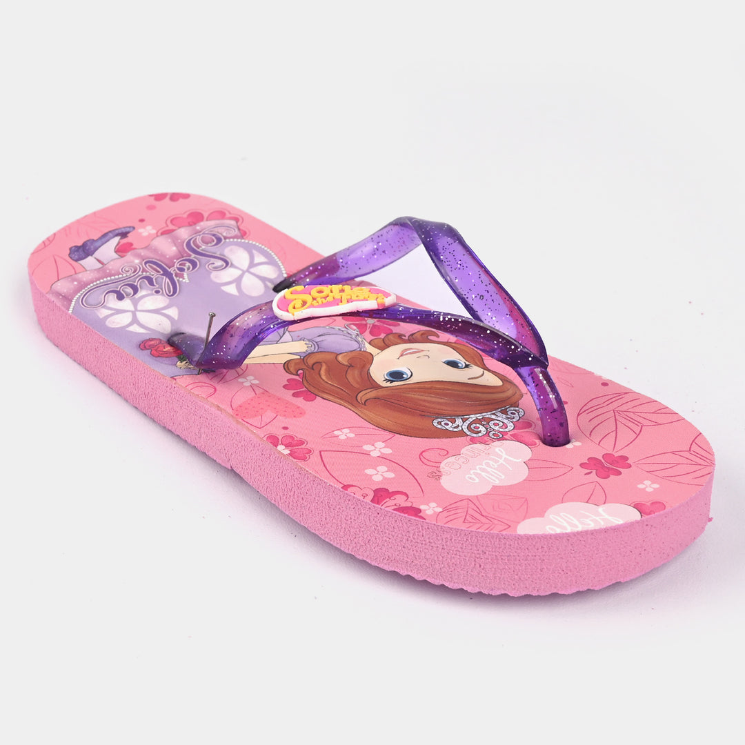 Girls Slippers AHC-063-L. Pink