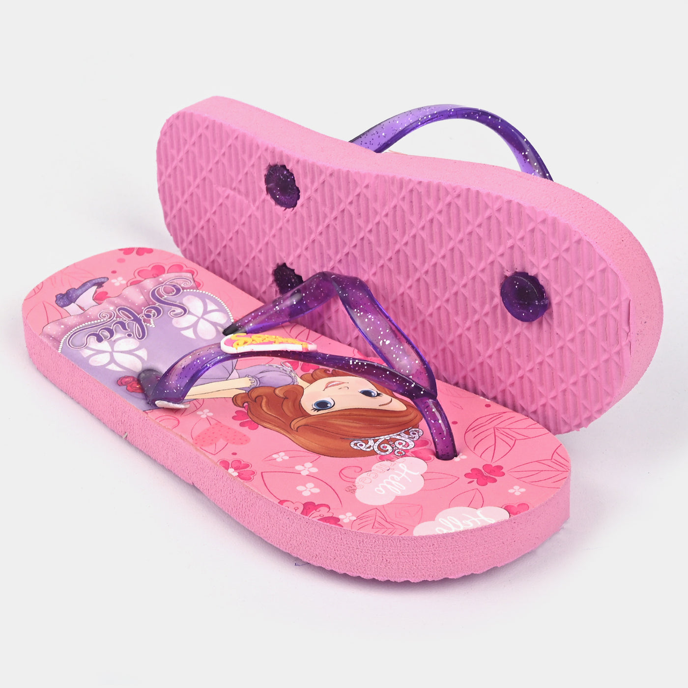 Girls Slippers AHC-063-L. Pink