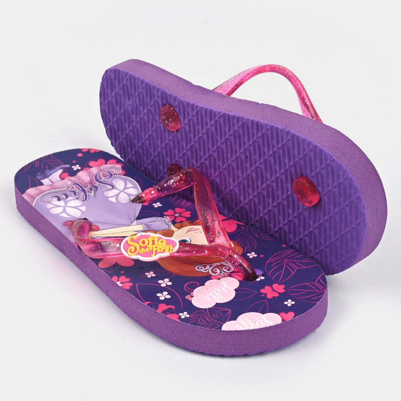 Girls Slippers AHC-063-Purple