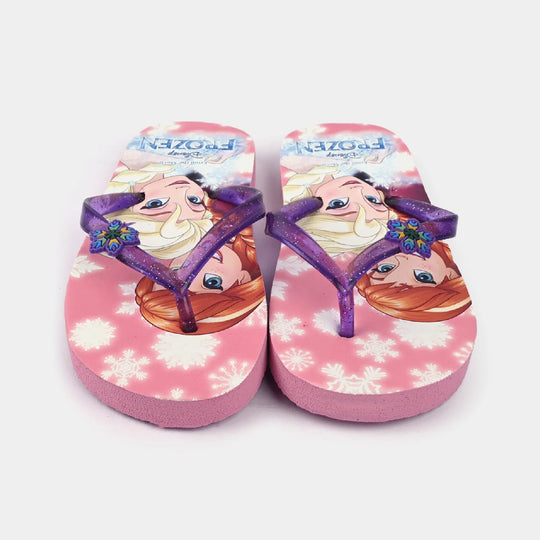 Girls Rubber Slipper AHC-064-L. Pink