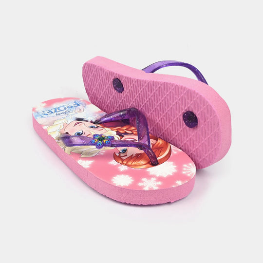 Girls Rubber Slipper AHC-064-L. Pink