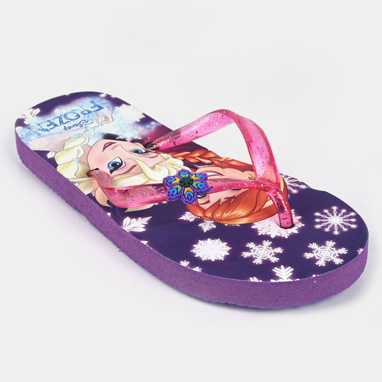 Girls Rubber Slipper AHC-064-Purple