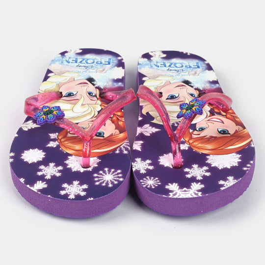 Girls Rubber Slipper AHC-064-Purple