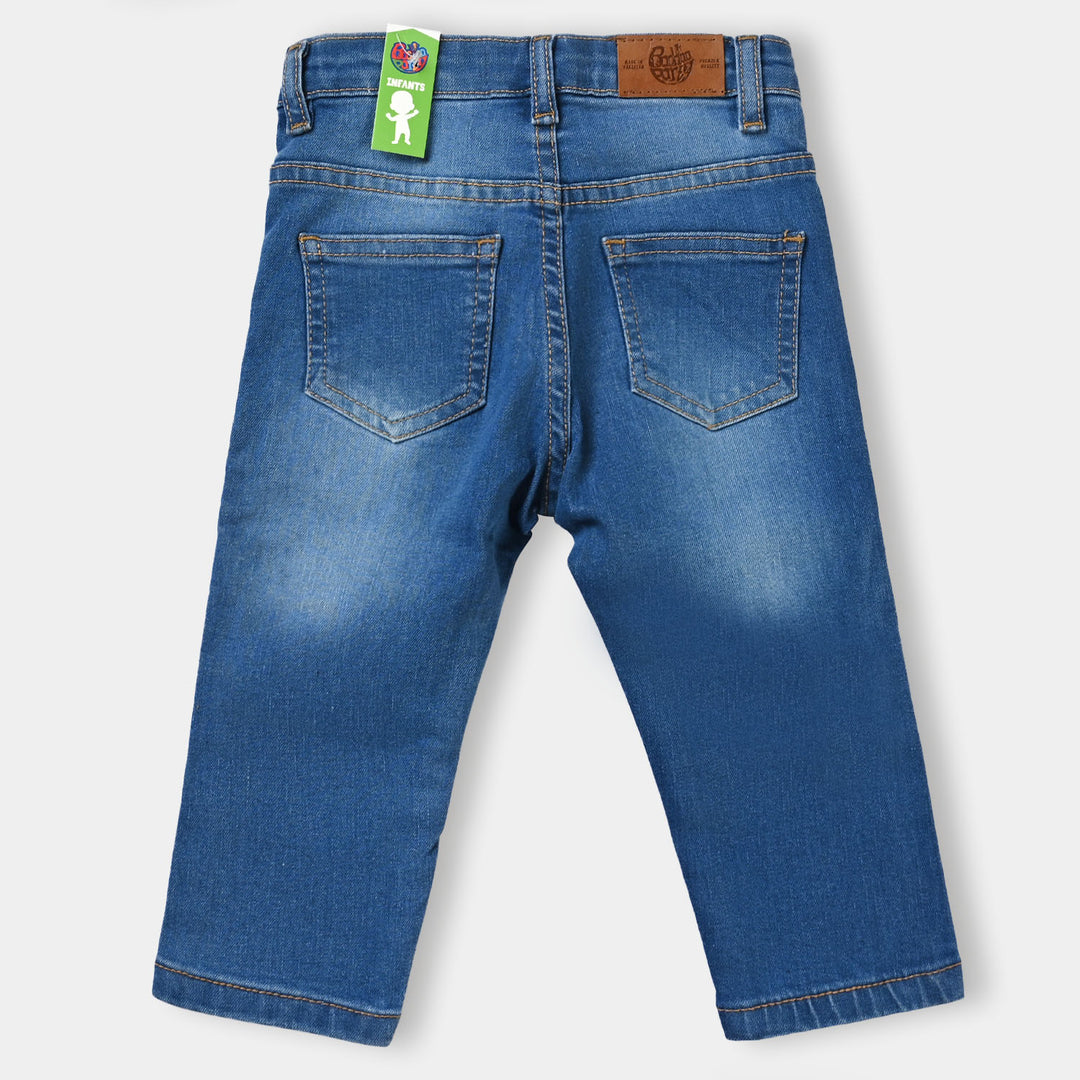 Infant Boys Denim Stretch Pant Basic - Light Blue