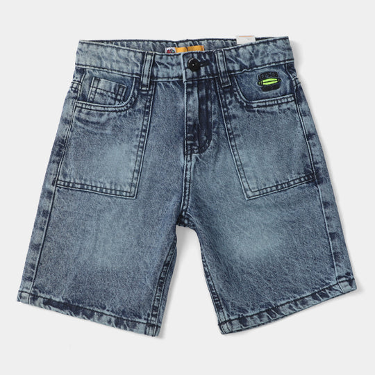 Boys Denim rigid Short Lets -R. Blue