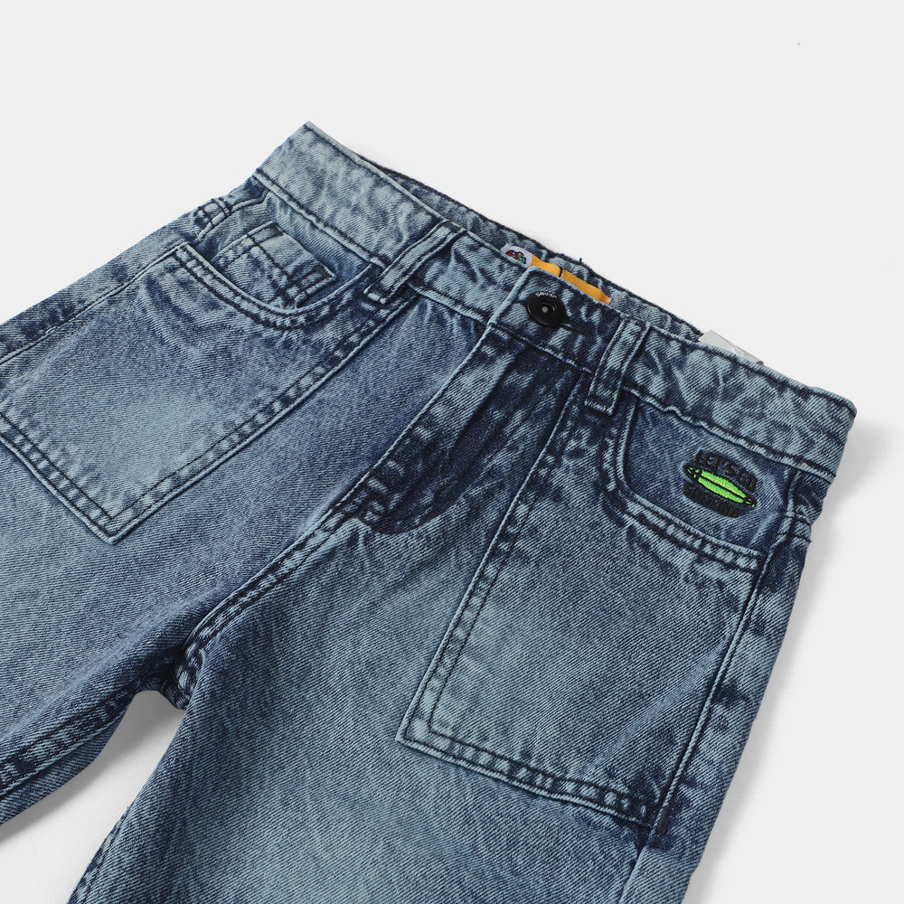 Boys Denim rigid Short Lets -R. Blue