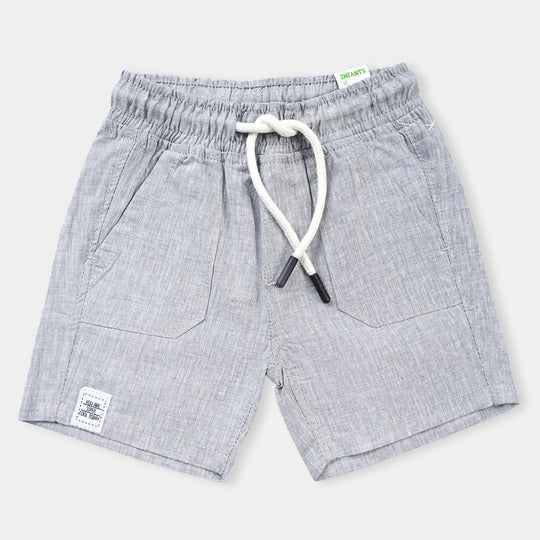 Infant Boys Linen Viscose Short Super Cool-Grey