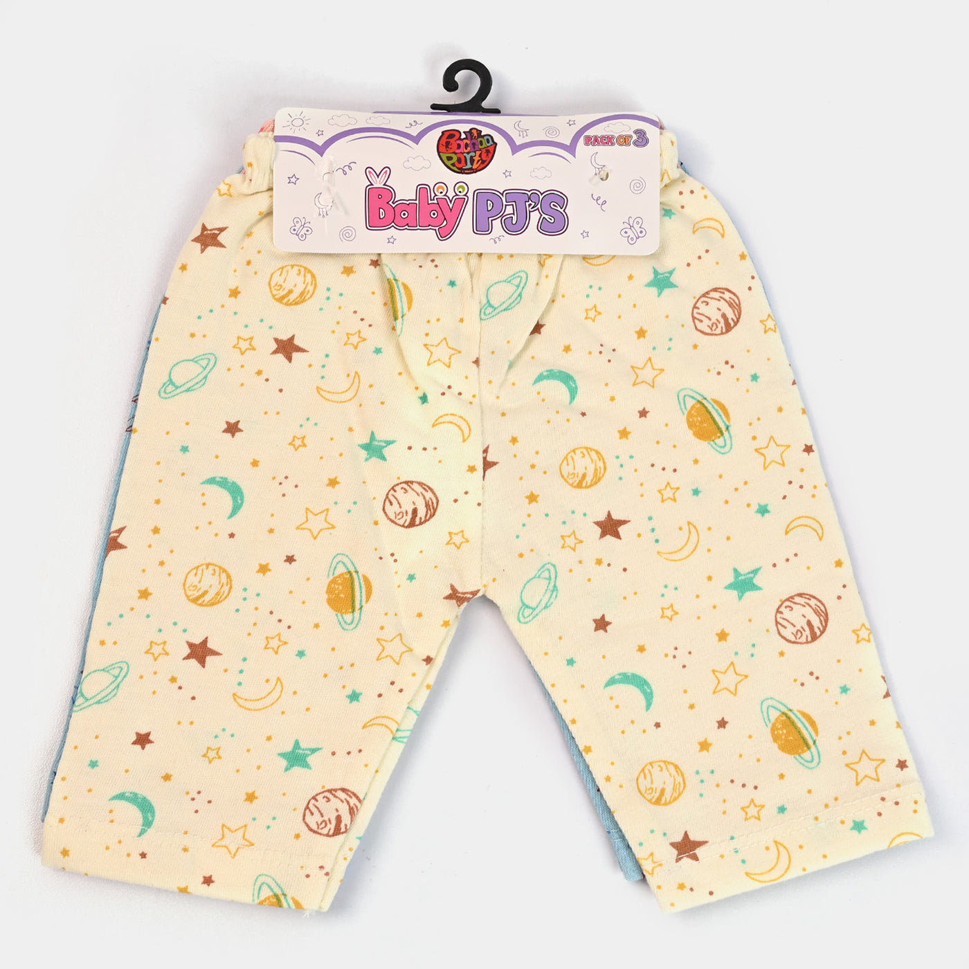 Infant Unisex Cotton Pajama Pack of 3PCs