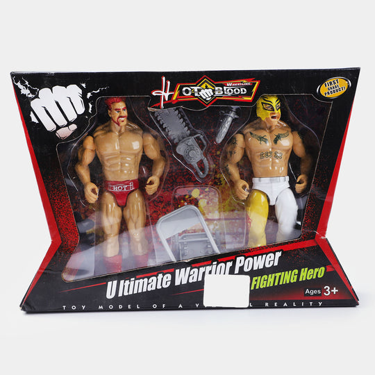 Wrestling Figure Set Toy For Kids