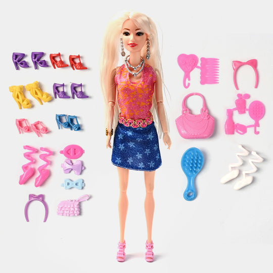 Fashion Doll Play Set For Girls