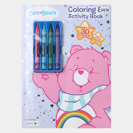 Care Bears Crayons Coloring Sticker Book
