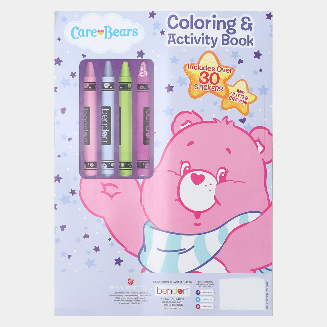 Care Bears Crayons Coloring Sticker Book