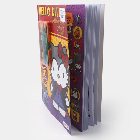 Character Crayons Coloring Sticker Book