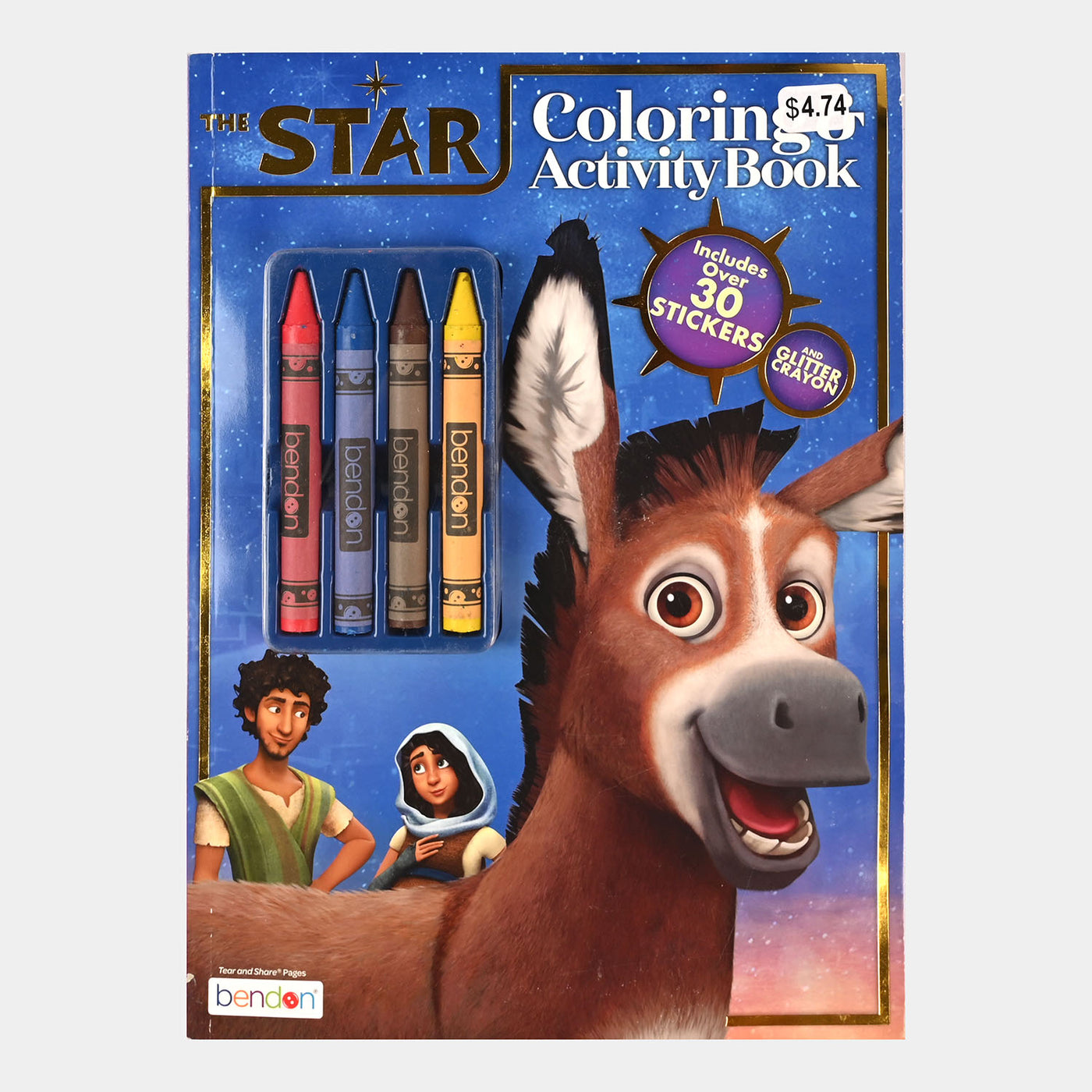 The Star Activity Coloring Sticker Book