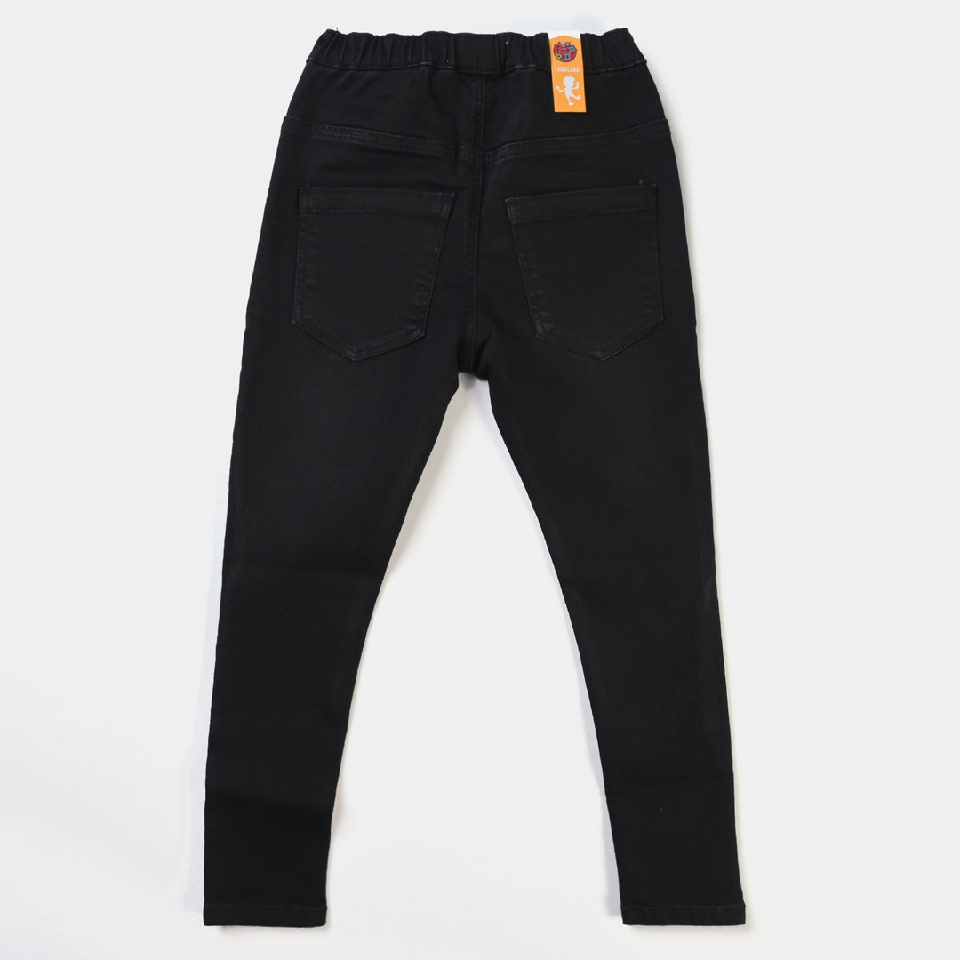 Girls Denim Stretch jegging Basic | Black