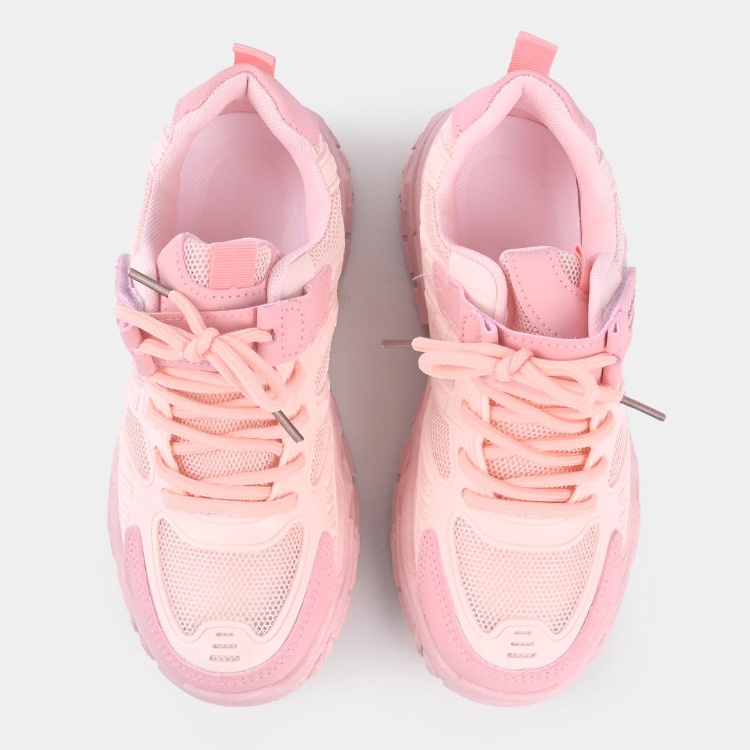 Girls Joggers 2089-Pink