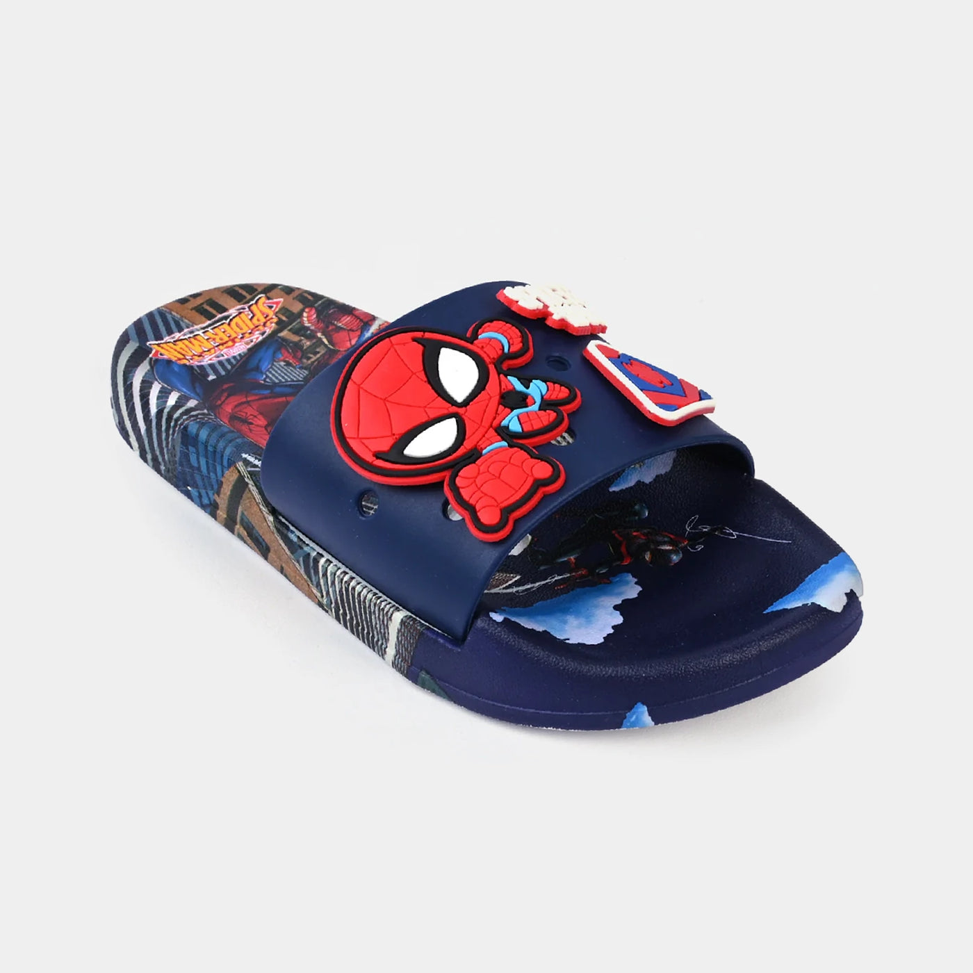 Boys Slipper DF-74 -NAVY