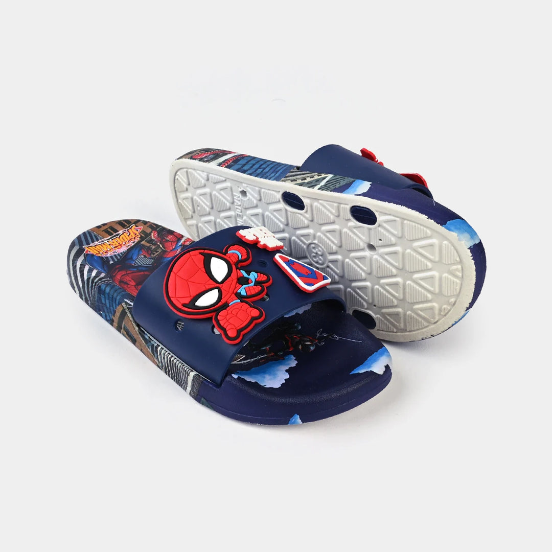 Boys Slipper DF-74 -NAVY