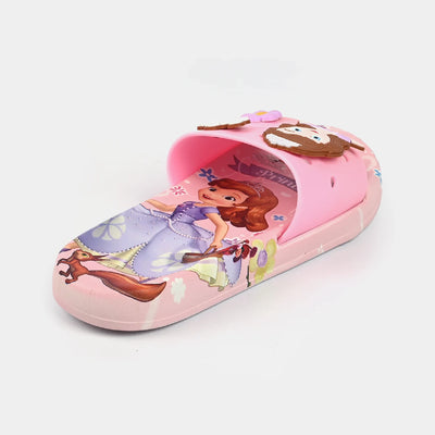 Girls Rubber Slippers DF-72-Pink