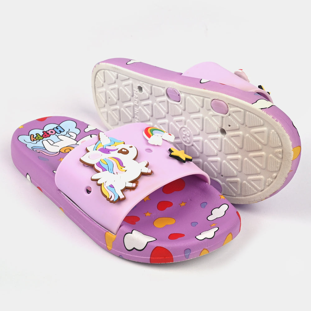 Girls Slippers DF-73-Purple