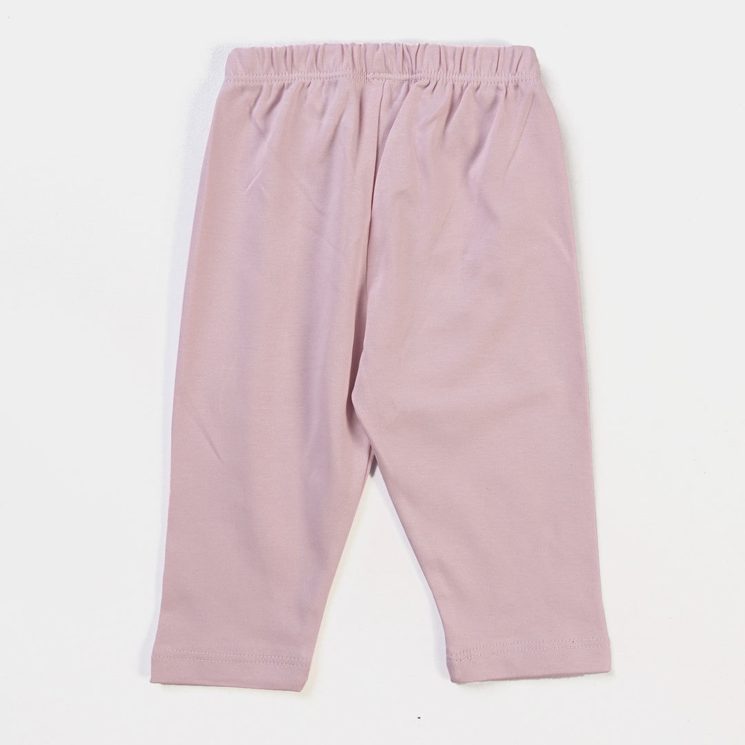 Infant Girls Plain Tights-Pink