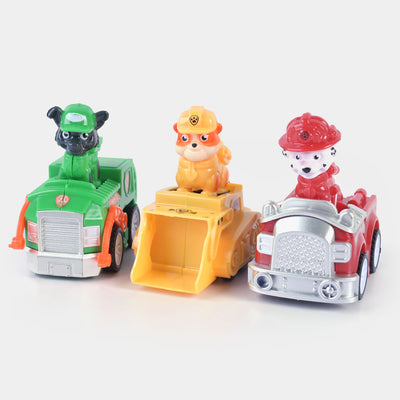 Pull Back Character Rescue Vehicle For Kids