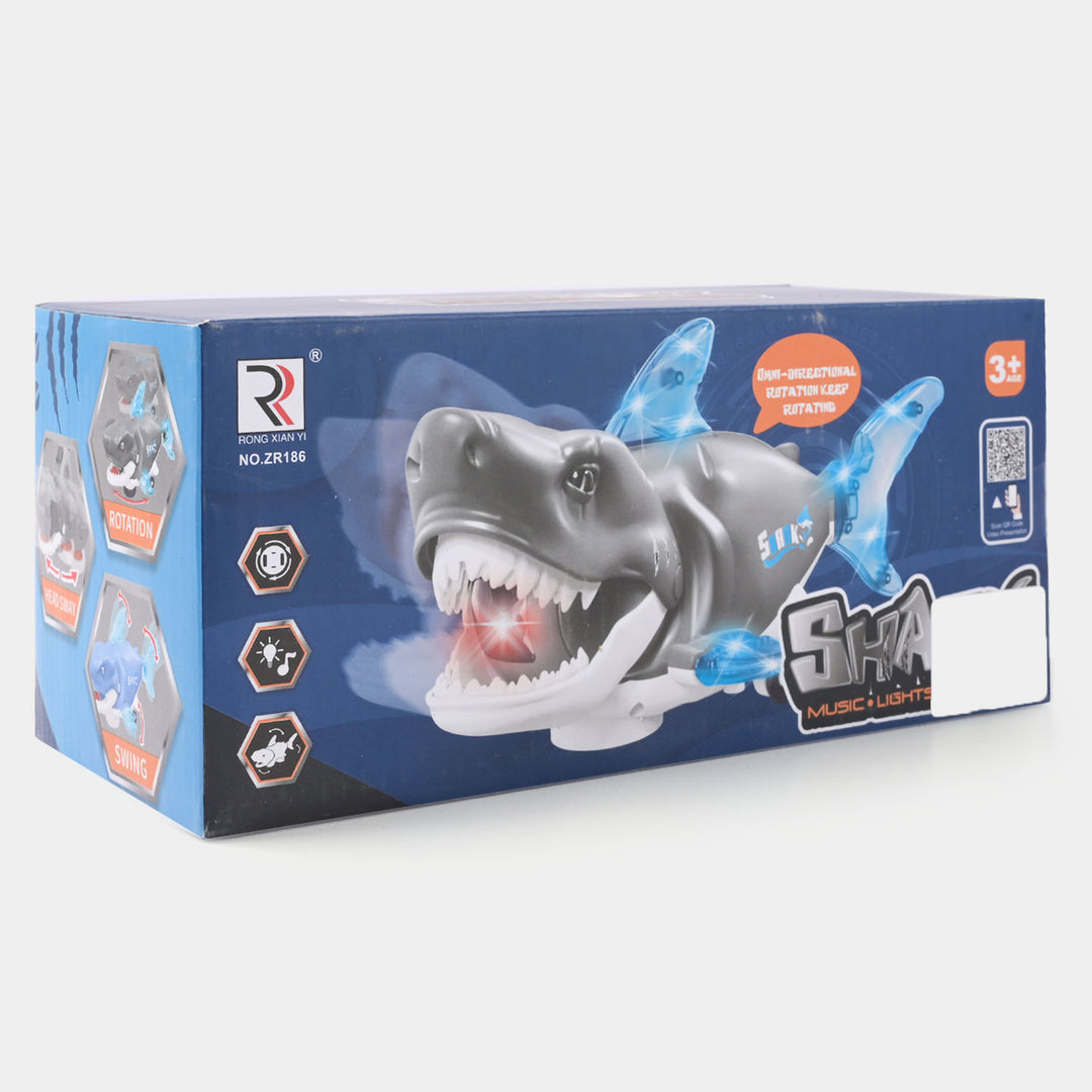 Universal Electric Shark With Light & Music For Kids