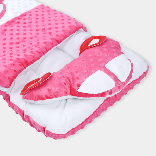 Baby Carry Nest Car Pillow | Pink