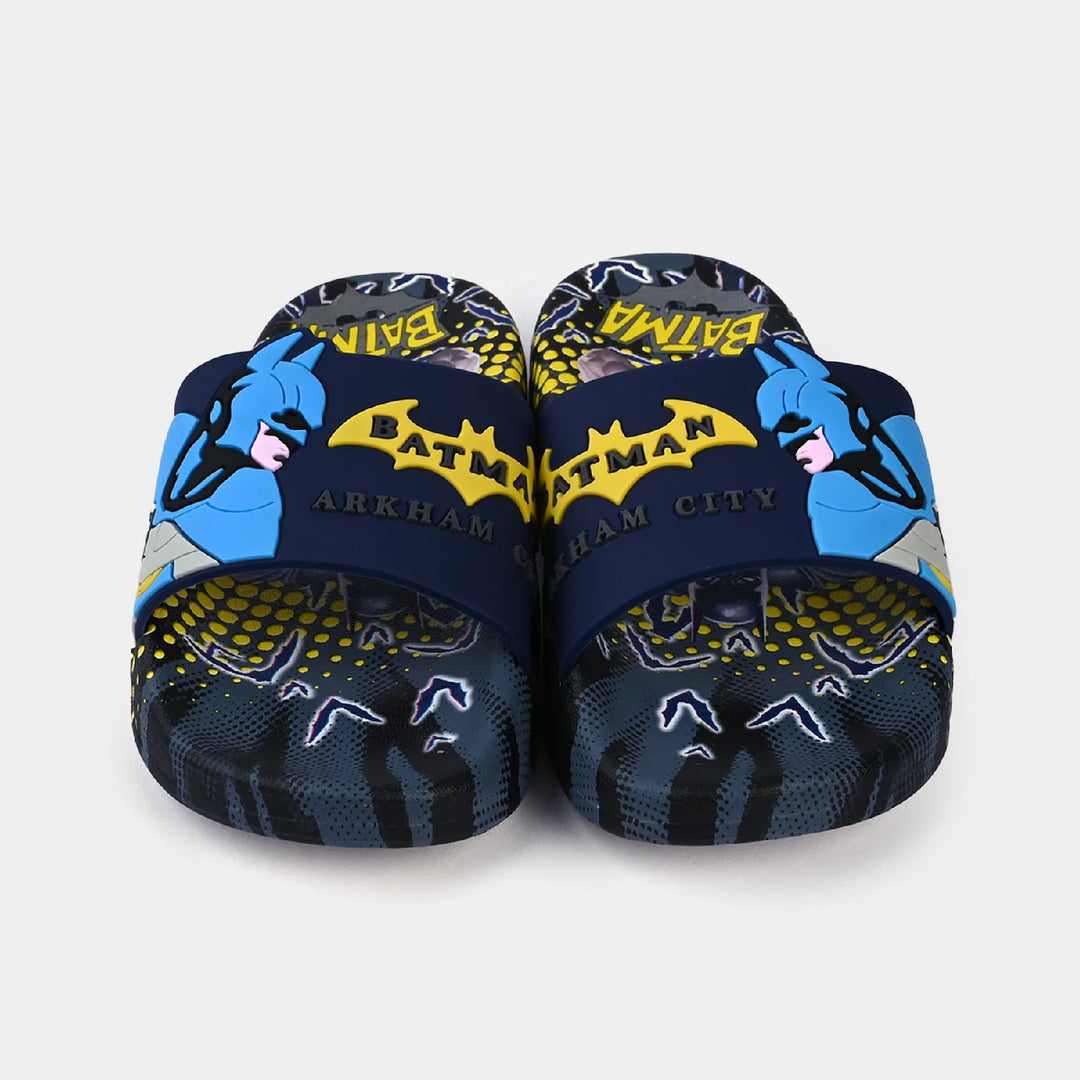 CHARACTER BOYS SLIPPERS -NAVY