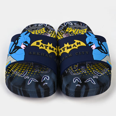 CHARACTER BOYS SLIPPERS -NAVY