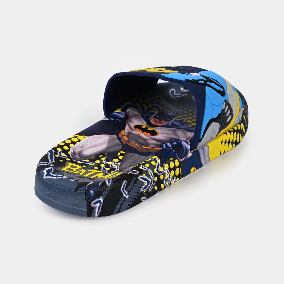 CHARACTER BOYS SLIPPERS -NAVY